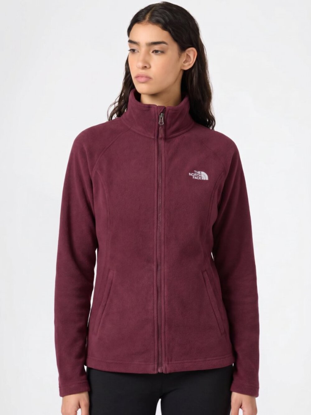 Ladies The North Face Fleece Zip-Up Sweater
